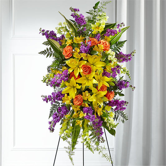 Thoughtful Prayers Standing Spray –  Mongis Luxe Creations Llc, Old Bridge NJ