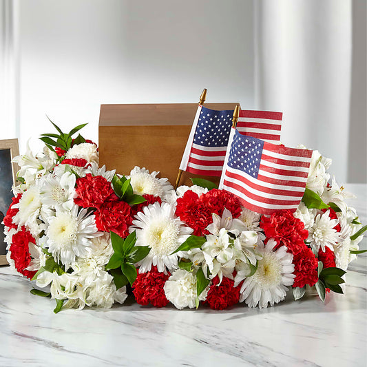 Spirit of Patriotism Cremation Adornment –  Mongis Luxe Creations Llc, Old Bridge NJ