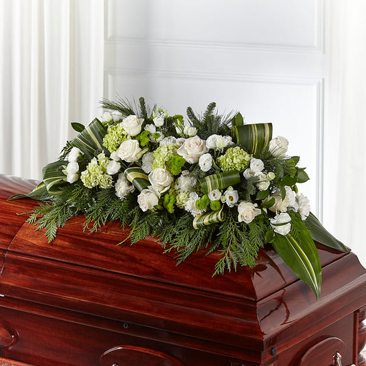 Hopeful Gesture Casket Spray –  Mongis Luxe Creations Llc, Old Bridge NJ