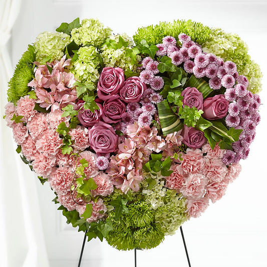 Heartwarming Standing Heart –  Mongis Luxe Creations Llc, Old Bridge NJ