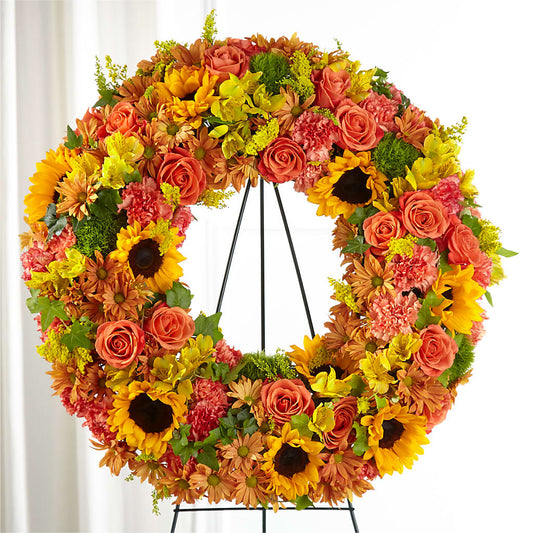 Autumnal Memories Wreath (Standard) –  Mongis Luxe Creations Llc, Old Bridge NJ