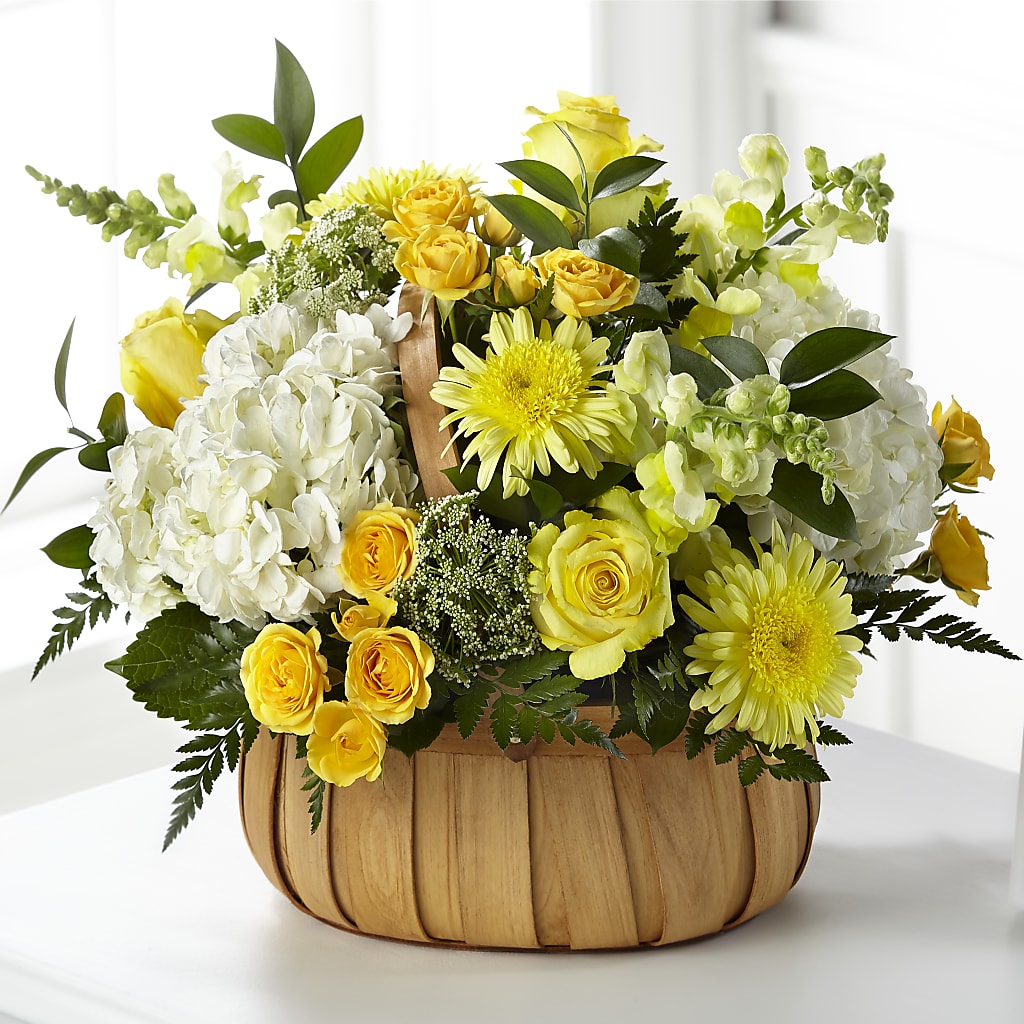 Rustic Remembrance Basket –  Mongis Luxe Creations Llc, Old Bridge NJ