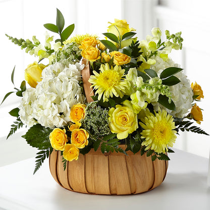 Rustic Remembrance Basket –  Mongis Luxe Creations Llc, Old Bridge NJ