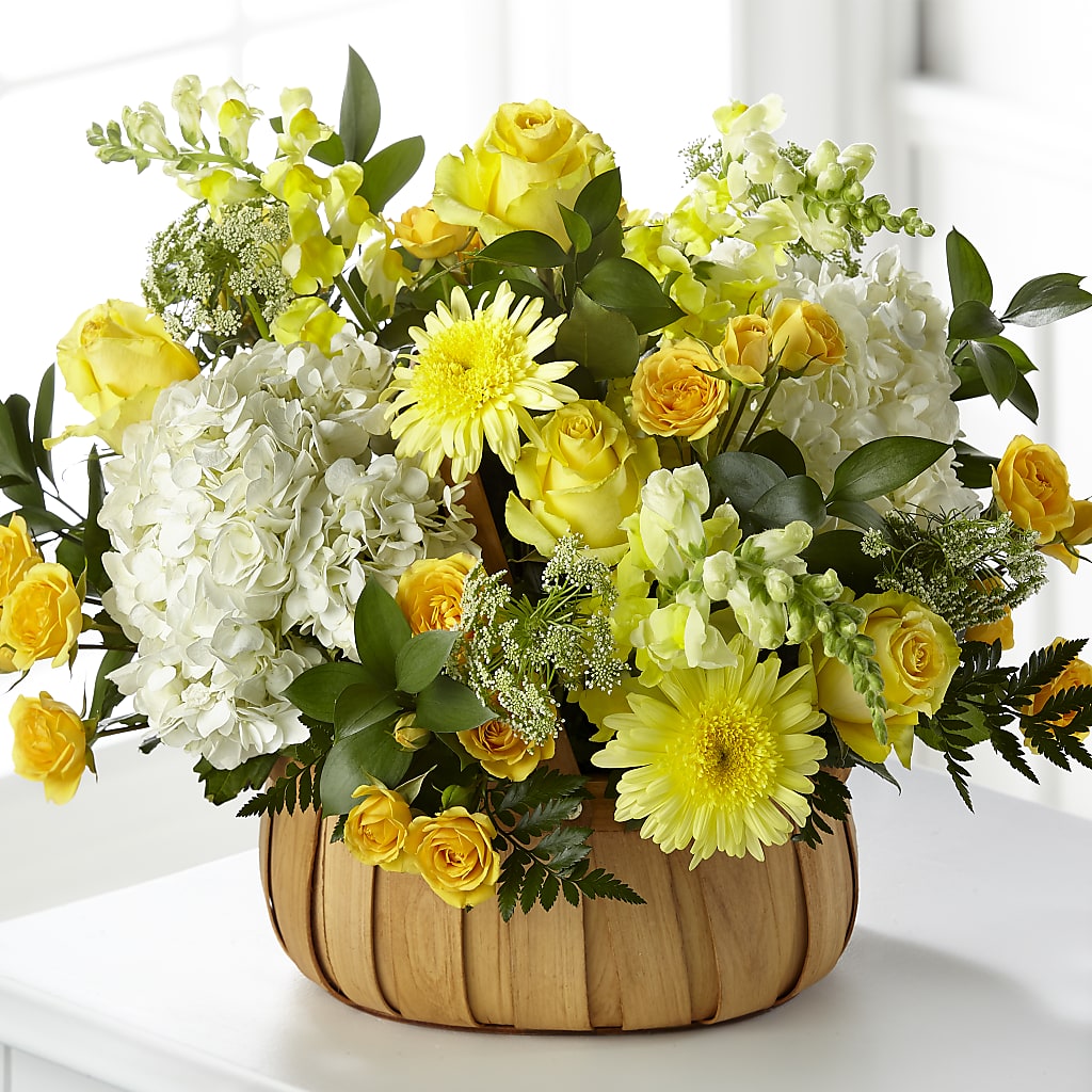 Rustic Remembrance Basket –  Mongis Luxe Creations Llc, Old Bridge NJ
