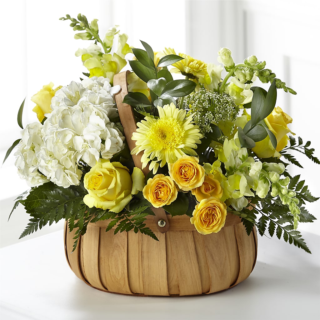 Rustic Remembrance Basket –  Mongis Luxe Creations Llc, Old Bridge NJ