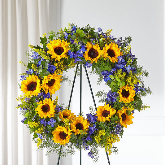 Bright Rays Wreath –  Mongis Luxe Creations Llc, Old Bridge NJ
