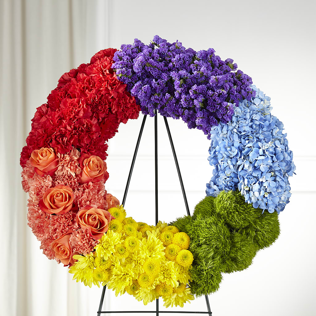 Circle of Love Wreath –  Mongis Luxe Creations Llc, Old Bridge NJ