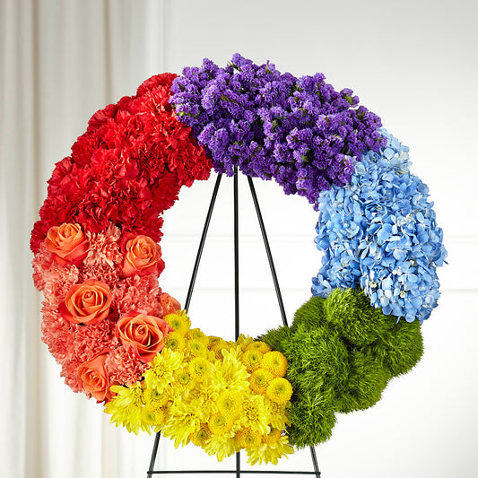 Circle of Love Wreath –  Mongis Luxe Creations Llc, Old Bridge NJ