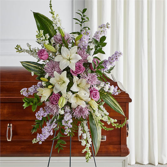 Grateful Hearts Standing Spray –  Mongis Luxe Creations Llc, Old Bridge NJ