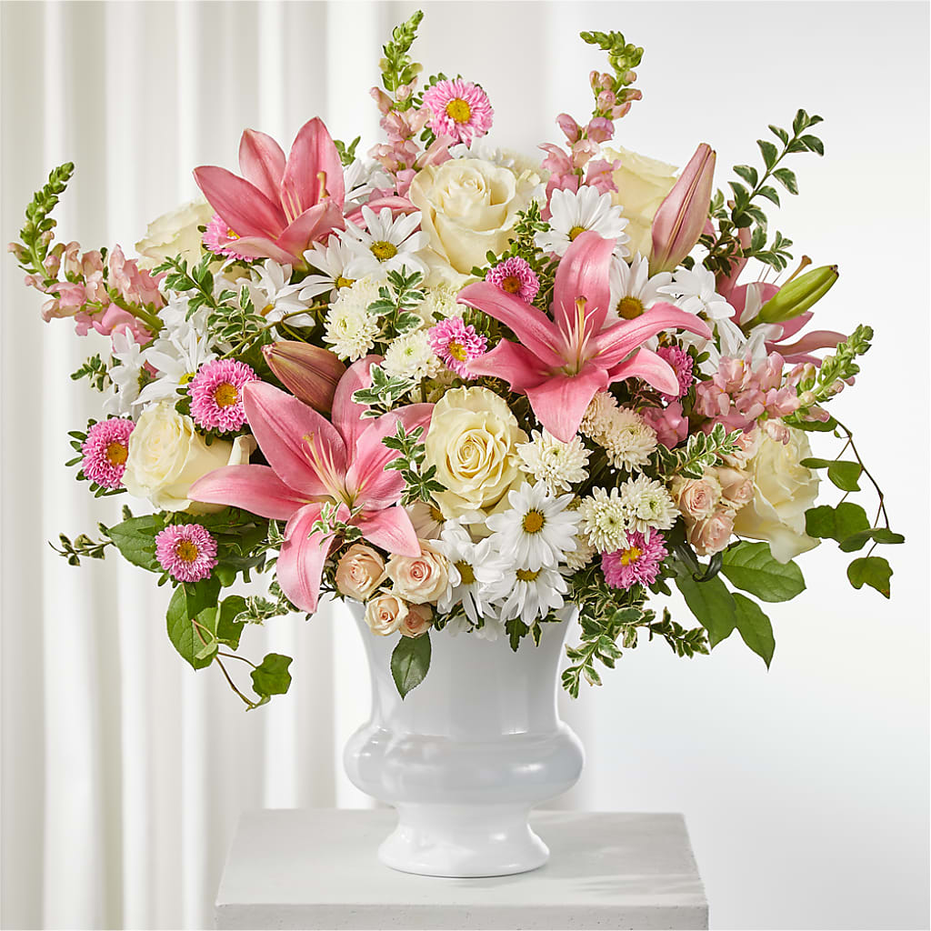 Empathetic Blooms Urn Arrangement –  Mongis Luxe Creations Llc, Old Bridge NJ