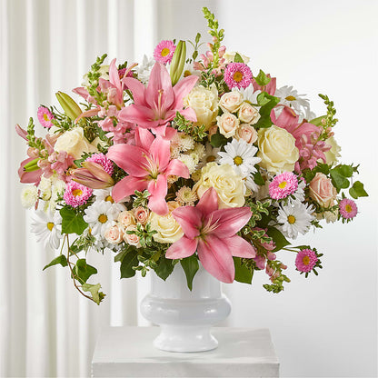 Empathetic Blooms Urn Arrangement –  Mongis Luxe Creations Llc, Old Bridge NJ