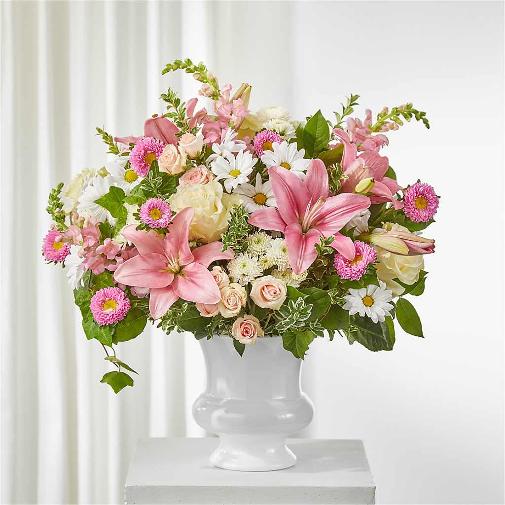 Empathetic Blooms Urn Arrangement –  Mongis Luxe Creations Llc, Old Bridge NJ