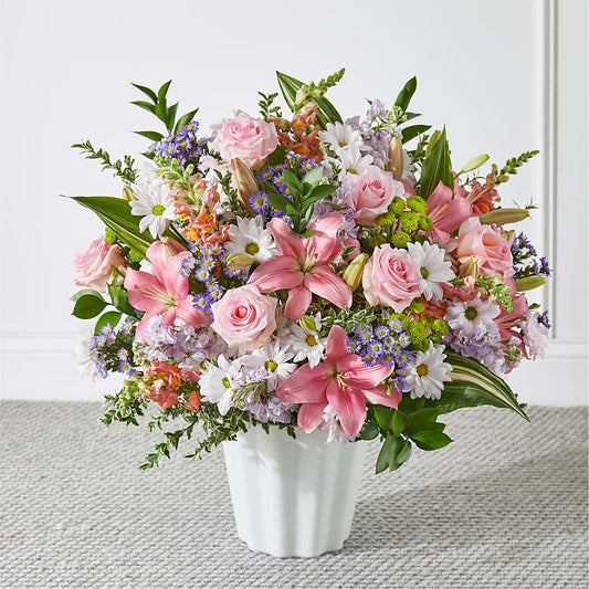 Abundant Compassion Floor Basket –  Mongis Luxe Creations Llc, Old Bridge NJ
