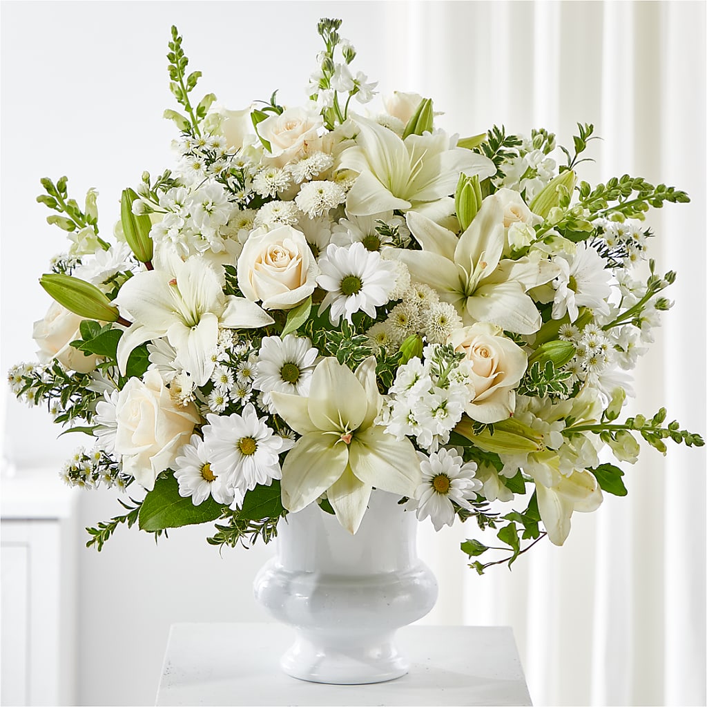 Uplifting Urn Arrangement –  Mongis Luxe Creations Llc, Old Bridge NJ