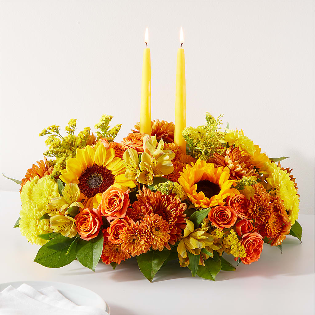 Autumn Harmony Centerpiece –  Mongis Luxe Creations Llc, Old Bridge NJ