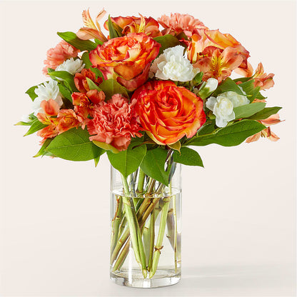 Apricot Glow Bouquet –  Mongis Luxe Creations Llc, Old Bridge NJ