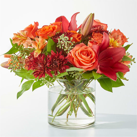 Crimson Leaves Bouquet –  Mongis Luxe Creations Llc, Old Bridge NJ