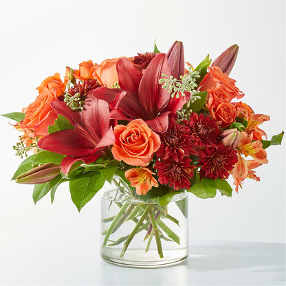 Crimson Leaves Bouquet –  Mongis Luxe Creations Llc, Old Bridge NJ