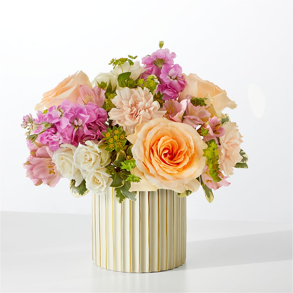 Paradise Bouquet with Ivory Vase –  Mongis Luxe Creations Llc, Old Bridge NJ