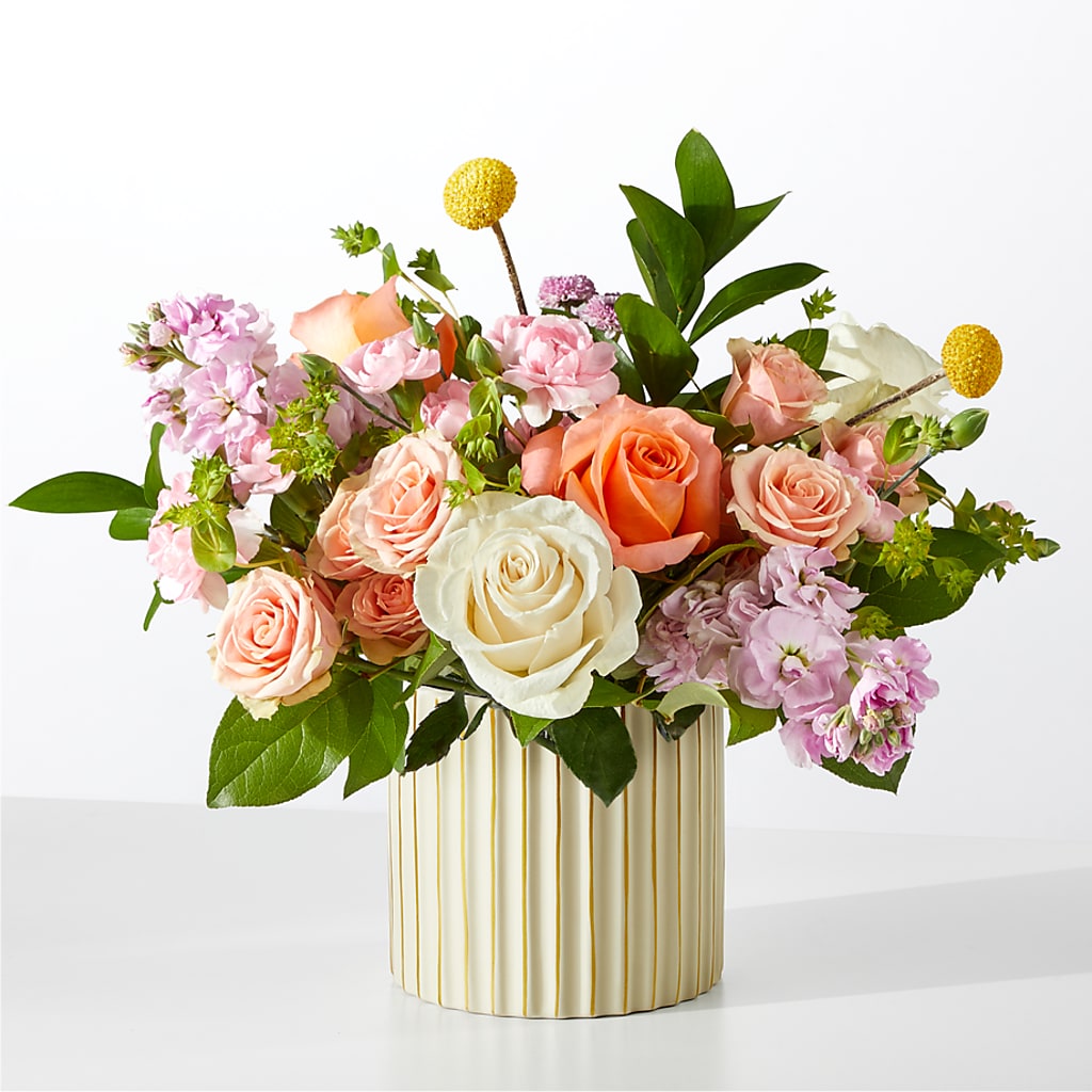 French Market Bouquet with Ivory Vase –  Mongis Luxe Creations Llc, Old Bridge NJ