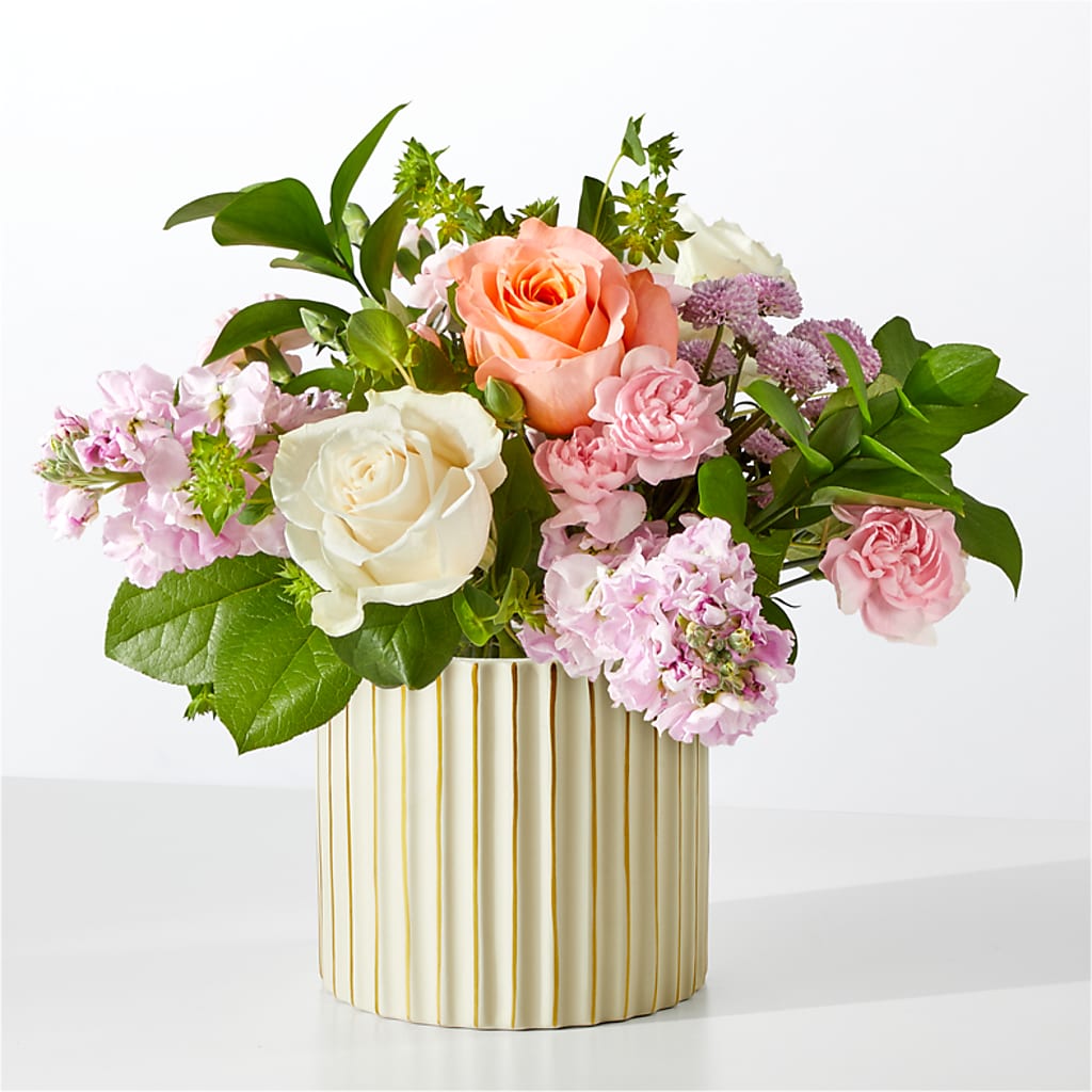 French Market Bouquet with Ivory Vase –  Mongis Luxe Creations Llc, Old Bridge NJ