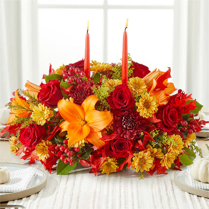 Autumn's Embrace Centerpiece –  Mongis Luxe Creations Llc, Old Bridge NJ