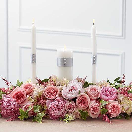 Worldwide Romance Unity Candle Arrangement –  Mongis Luxe Creations Llc, Old Bridge NJ