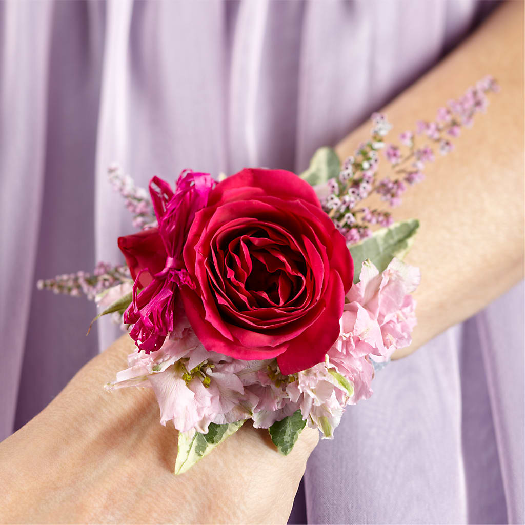 Rose Charm Corsage –  Mongis Luxe Creations Llc, Old Bridge NJ