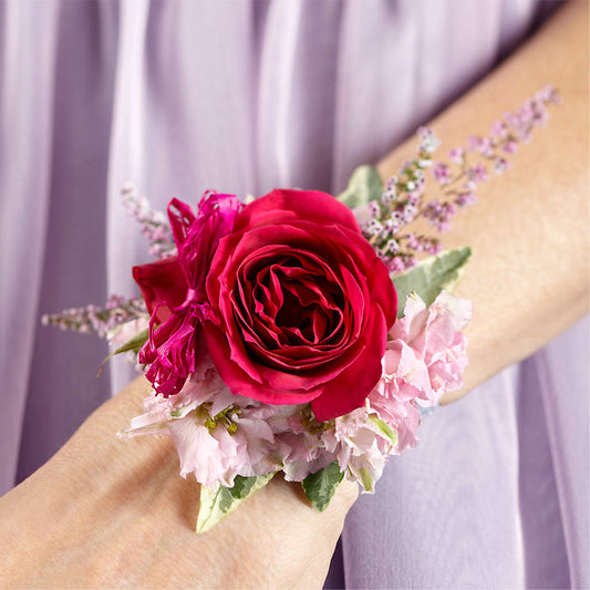 Rose Charm Corsage –  Mongis Luxe Creations Llc, Old Bridge NJ