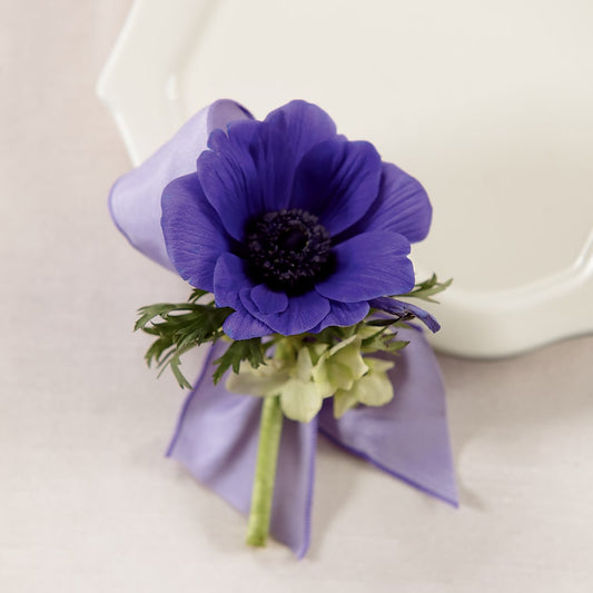 Purple Passion Boutonniere –  Mongis Luxe Creations Llc, Old Bridge NJ