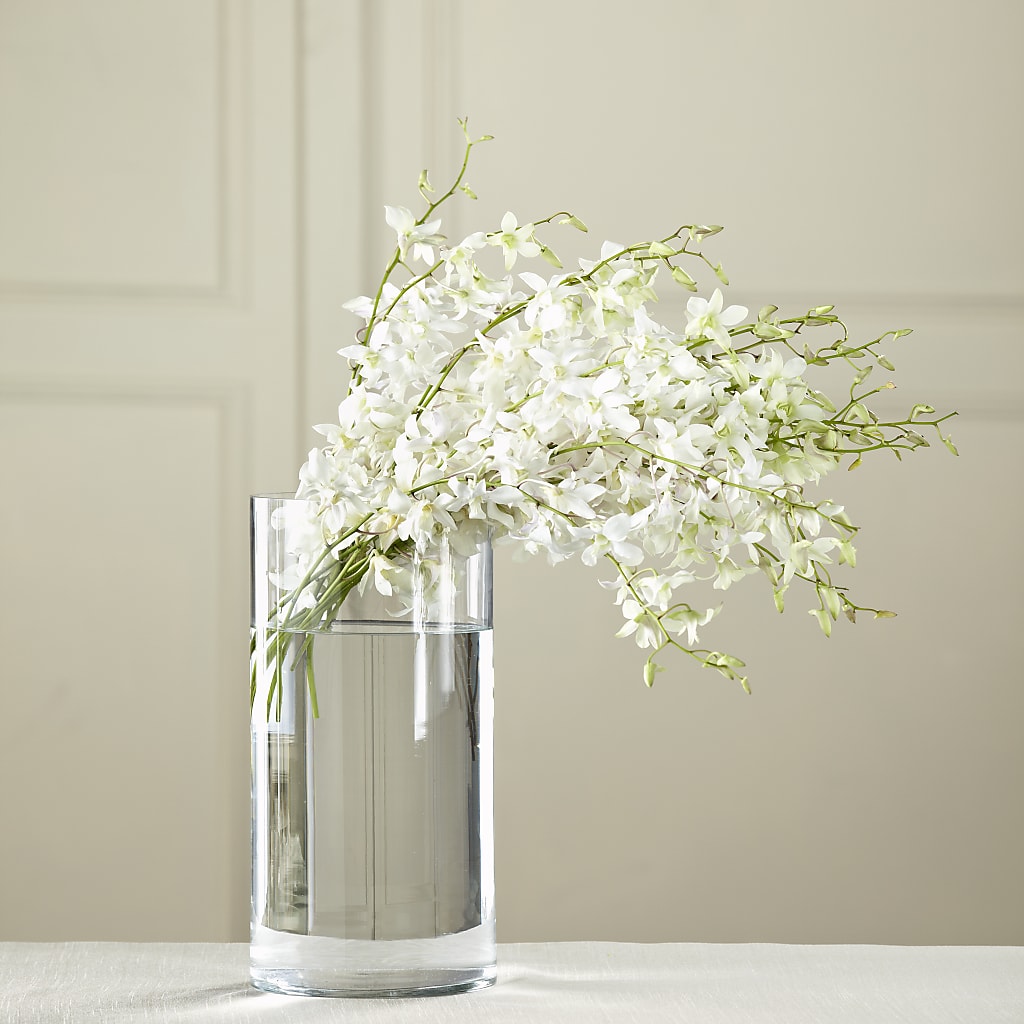 White Dendrobium Bouquet –  Mongis Luxe Creations Llc, Old Bridge NJ